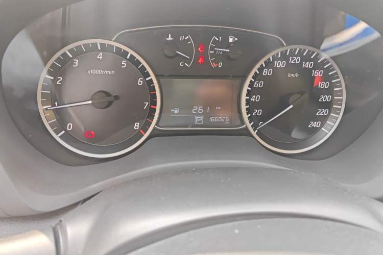 Used Nissan Sylphy 2021 Classic 1.6XE CVT Comfort Edition Odometer Close Up