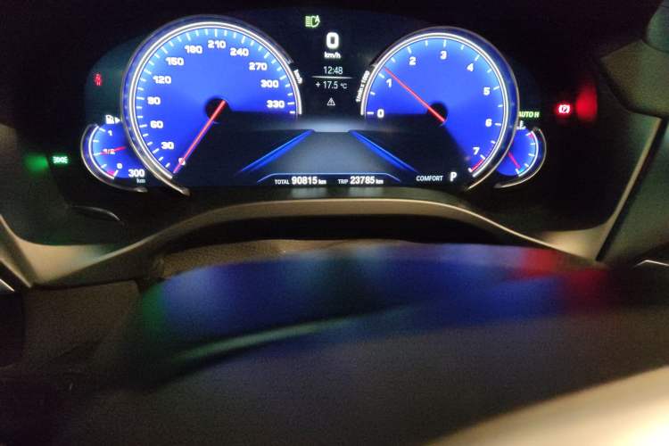 Used BMW X3 2018 xDrive30i Luxury Edition M Sport Package China VI Odometer Close Up