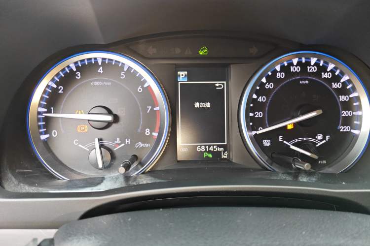 Used Toyota Highlander 2018 2.0T Four-Wheel Drive Knight Edition 7 Seats China VI Standard Instrument Cluster