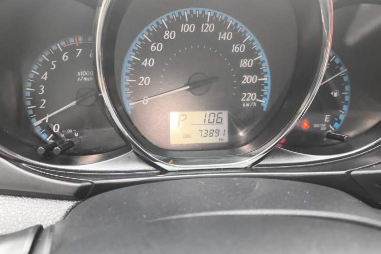 Used Toyota YARiS L Zhi Xiang 2019 1.5E CVT Dynamic Edition China VI compliant Odometer Close Up