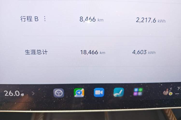 Used Xiaomi Auto SU7 Ultra 2025 Ultra Model Odometer Close Up