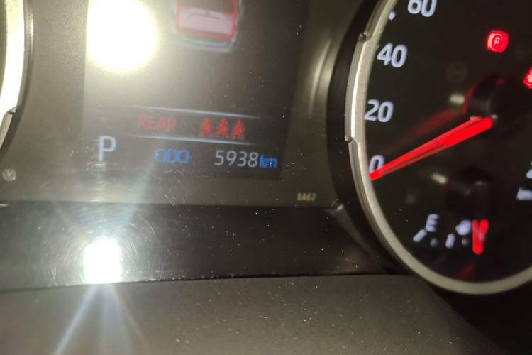 Used Toyota RAV4 2024 2.0L CVT Two-Wheel Drive Urban Edition Odometer Close Up