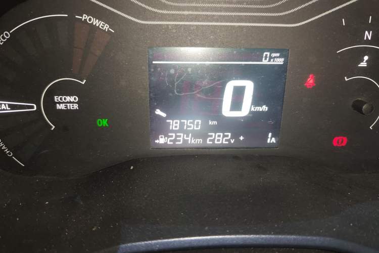 Used Dongfeng NAMMI EX1 2021 Zhi Ling Version Odometer Close Up
