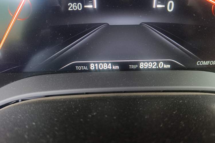 Used BMW 5 Series 2019 Facelifted 530Li Leading Edition Luxury Package Odometer Close Up