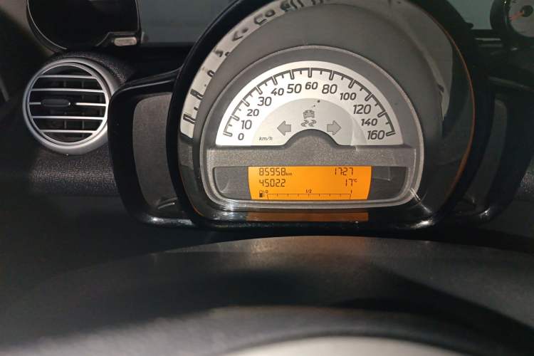 Used smart fortwo 2013 1.0T Hardtop Passion Edition Odometer Close Up