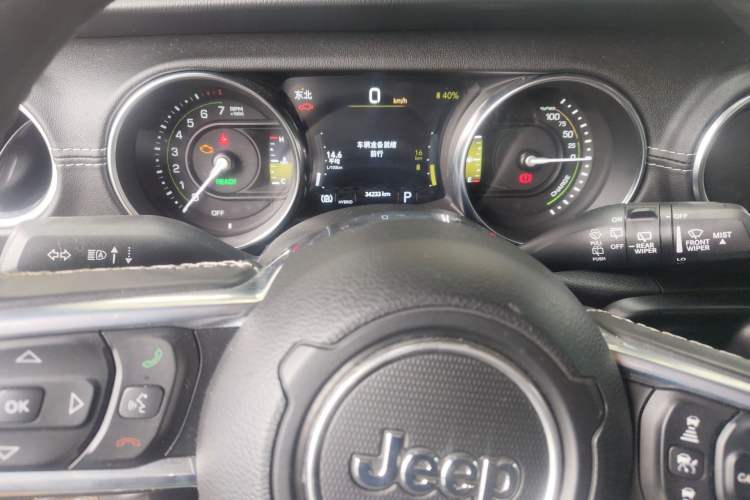 Used Jeep Wrangler New Energy 2021 Four-Door 2.0T 4xe Sahara Instrument Cluster
