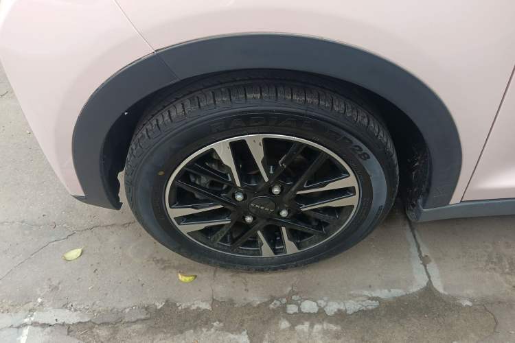 Used Chery QQ Little Ant 2022 Restyled Version Sweet Pink Edition Half-Sugar Version 28.8 kWh 30 kW 301 km Left Front Wheel Hub