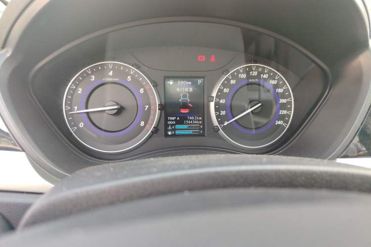 Used Haima S5 Youth Edition 2018 1.6L CVT Flagship Model Odometer Close Up