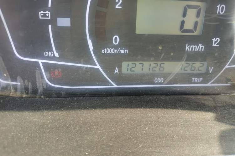 Used Skywell D10  Odometer Close Up