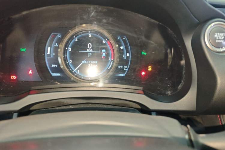 Used Lexus IS 2017 300 F SPORT Edition Odometer Close Up