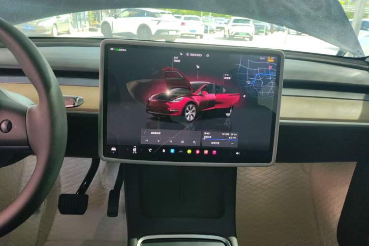 Used Tesla Model Y 2022 Revised Version Rear-Wheel Drive Audio And AC Panel