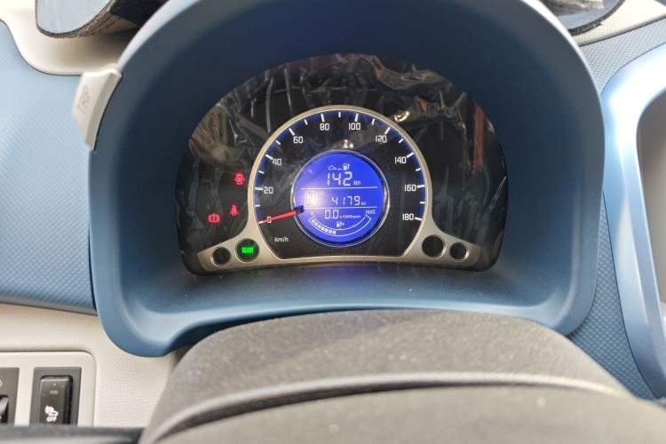 Used CHANGAN Benni E-Star 2021 National Edition Colorful Version Lithium Iron Phosphate (31.86 kWh) Odometer Close Up
