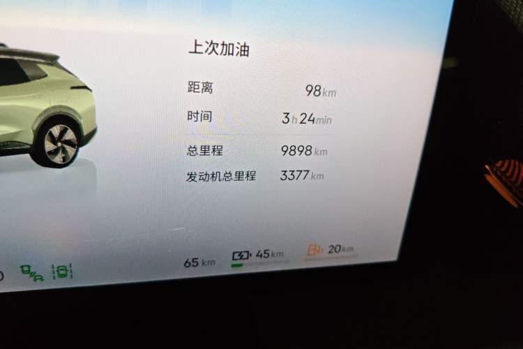 Used Lynk & Co 08 EM-P 2025 245km Ultra-Long Range Halo Odometer Close Up