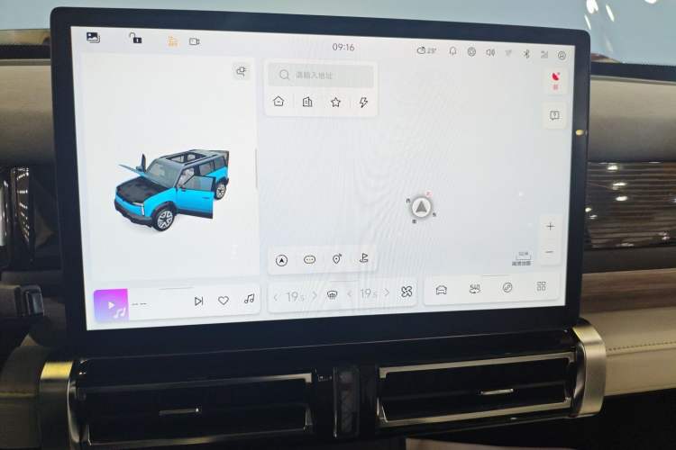 Used iCAR 03 2024 501km Two-Wheel Drive Long-Range Version Audio And AC Panel