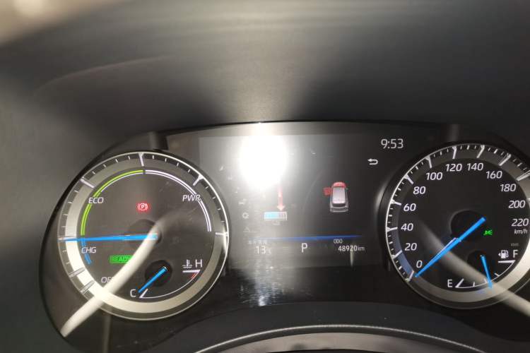 Used Toyota Highlander 2022 Dual-Engine 2.5L Four-Wheel Drive Prestige Version 7 Seats Instrument Cluster