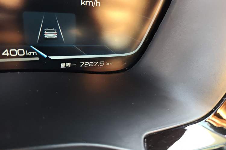 Used BYD Song PLUS New Energy 2023 Champion Edition DM-i 110KM Flagship PLUS Odometer Close Up