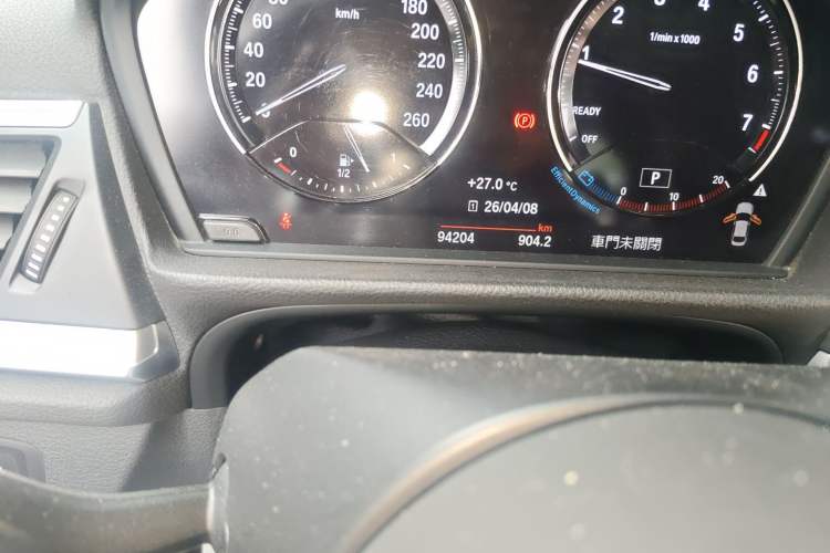 Used BMW 1 Series 2019 120i M Sport Package Odometer Close Up