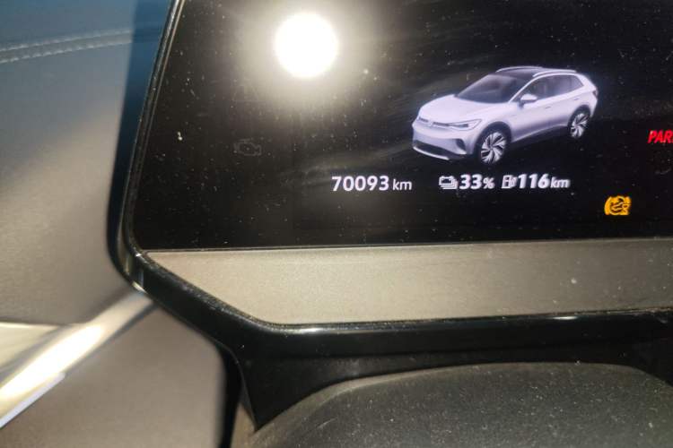 Used Volkswagen ID.4 CROZZ 2022 Pure Edition Limited Edition Odometer Close Up