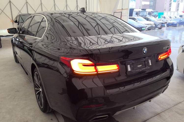 Used BMW 5 Series 2023 530Li Leading Model M Sport Package Rear Left 45 Deg