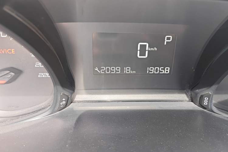 Used Peugeot 308 2016 1.6L Automatic Fashion Edition Odometer Close Up