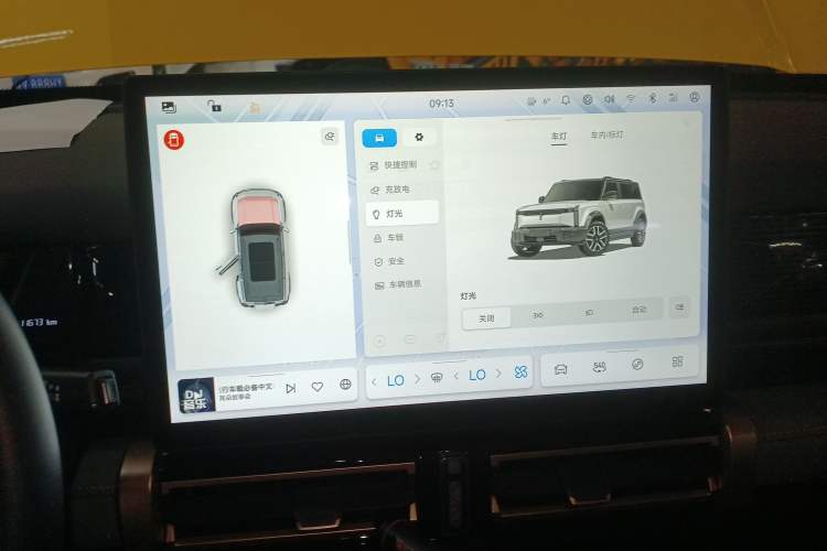 Used iCAR 03 2024 501km Two-Wheel Drive Long-Range Version Audio And AC Panel