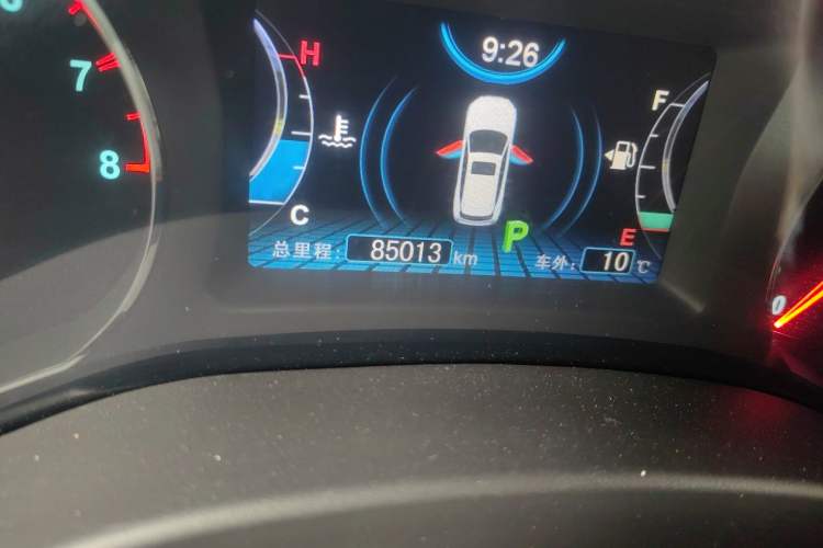 Used BYD Song 2017 Gaishe Upgrade Edition 1.5TID Automatic Elite Model Odometer Close Up