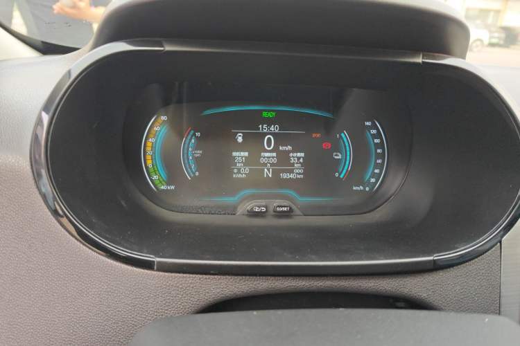 Used Chery QQ Little Ant 2024 Revised Version Youth Edition 251 km True Love Edition 25.05 kWh Instrument Cluster