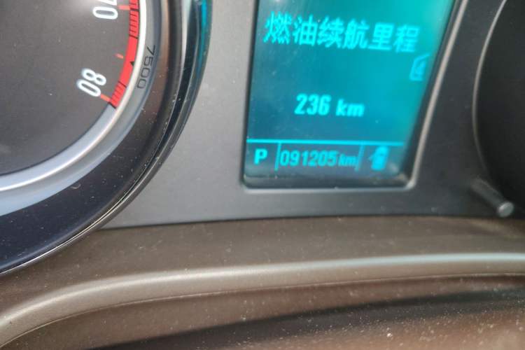 Used Buick Regal 2012 2.4L SIDI Flagship Edition Odometer Close Up