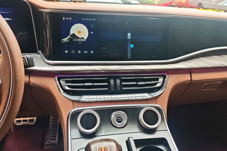 Used Hongqi H9 2022 2.0T Smart Connect Flagship Edition Audio And AC Panel