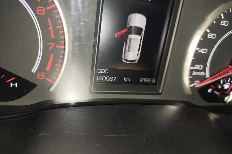 Used Haval H2s 2017 Blue Label 1.5T Manual Comfort Edition Odometer Close Up