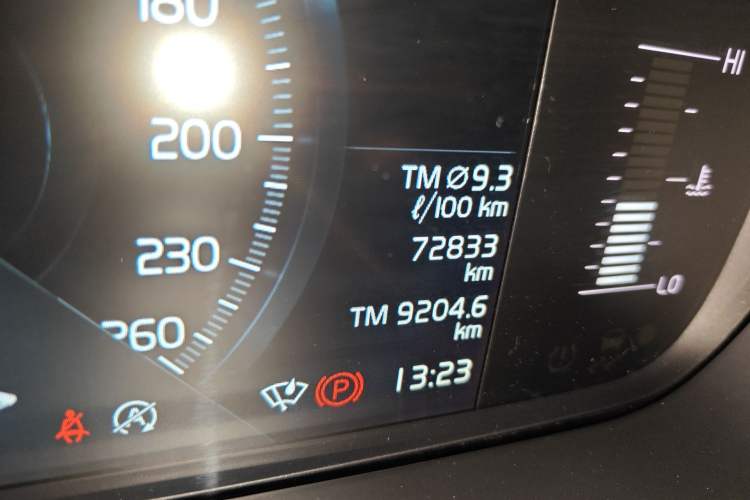 Used Volvo XC60 2019 T5 4x4 Smart Edition China VI Standard Odometer Close Up