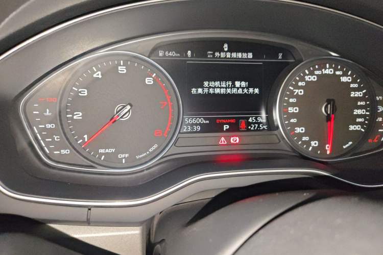 Used Audi A4L 2018 30th Anniversary Edition 40 TFSI Trendy Model Odometer Close Up