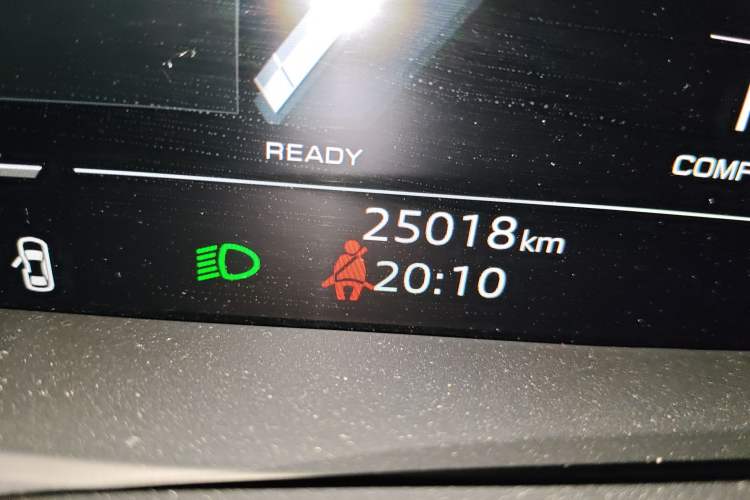 Used Audi A7 2022 45 TFSI Prestige Edition Odometer Close Up