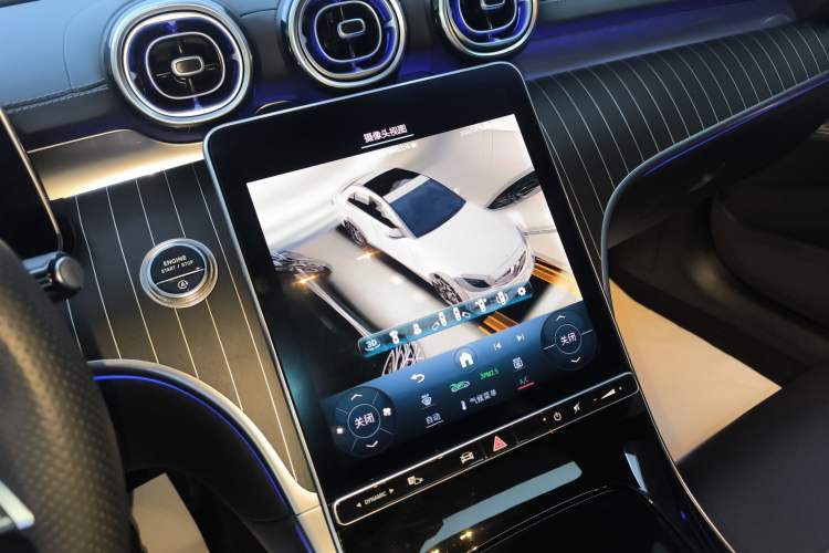 Used Mercedes-Benz C-Class 2023 Restyled C 260 L Night Edition Sports Version Audio And AC Panel