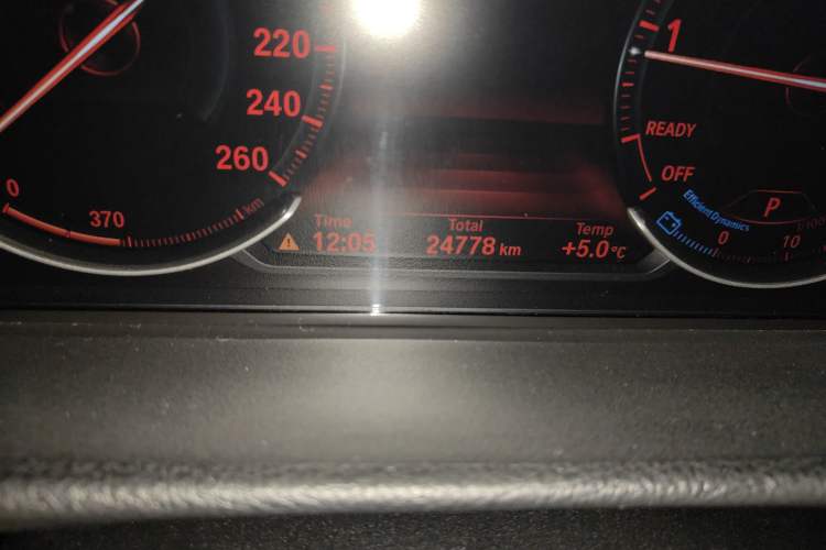 Used BMW 3 Series 2018 320Li Leading Model M Sport Package Odometer Close Up