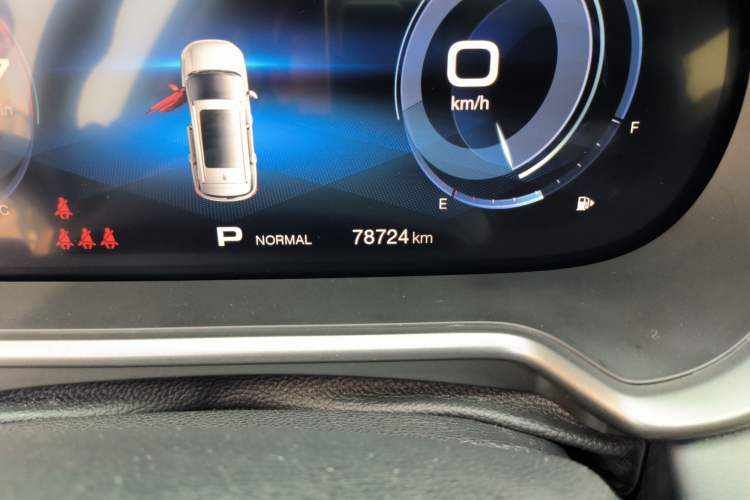 Used GAC Trumpchi GS4 2020 270T Automatic Smart Connectivity Edition Odometer Close Up