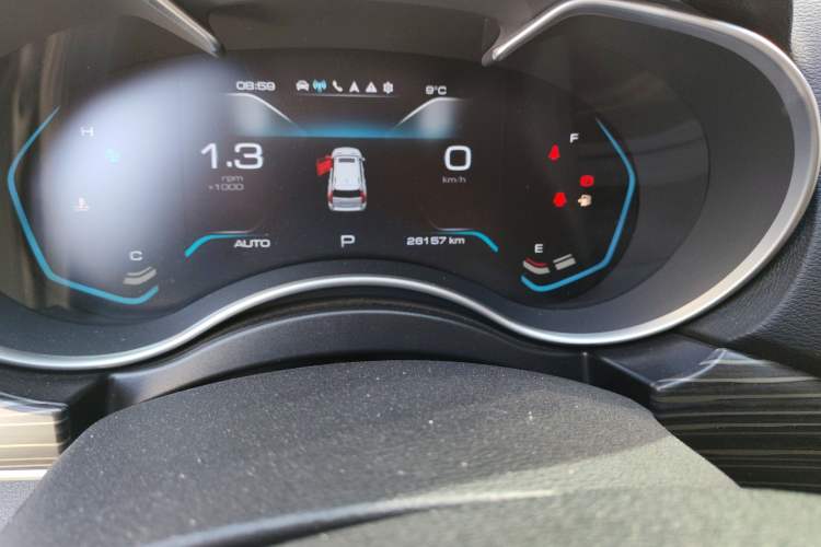 Used Haval H9 2020 2.0T Gasoline 4WD Premium Edition 5 Seats Odometer Close Up