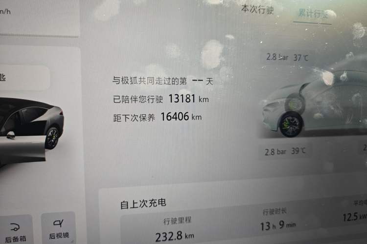 Used ARCFOX Alpha S5 2025 Facelifted 560PRO 185kW Odometer Close Up