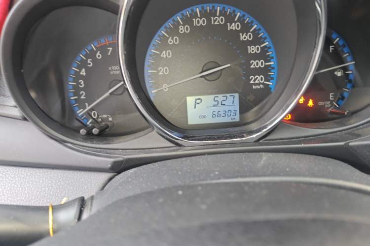 Used Toyota Vios 2017 1.5L CVT Innovation Edition Odometer Close Up