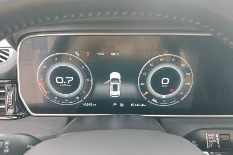 Used Hongqi HS5 2022 2.0T Smart Connect Flagship All-Wheel-Drive Version Instrument Cluster