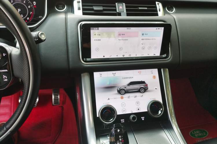 Used Land Rover Range Sport 2021 3.0 L6 YAO Black Edition Audio And AC Panel