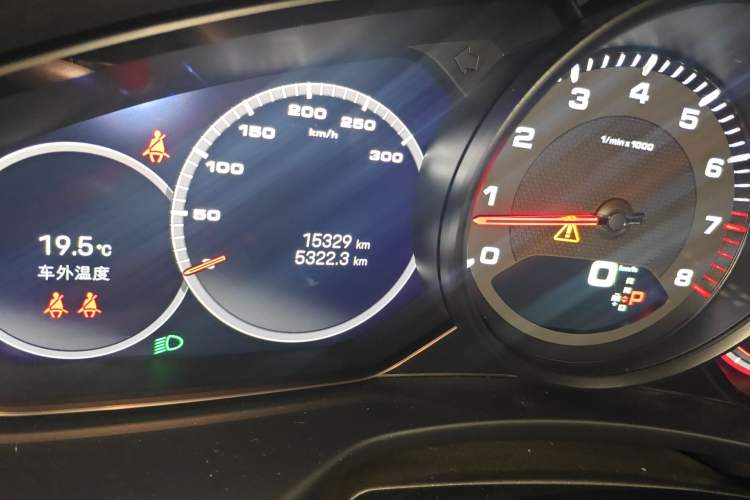 Used Porsche Panamera 2023 Panamera 4 Executive Long Wheelbase 2.9T Odometer Close Up