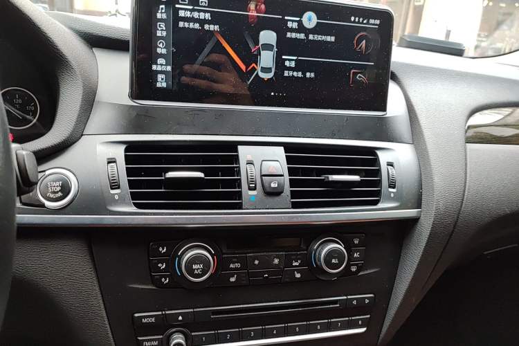 Used BMW X3 2013 Facelifted xDrive20i Luxury Edition Audio And AC Panel