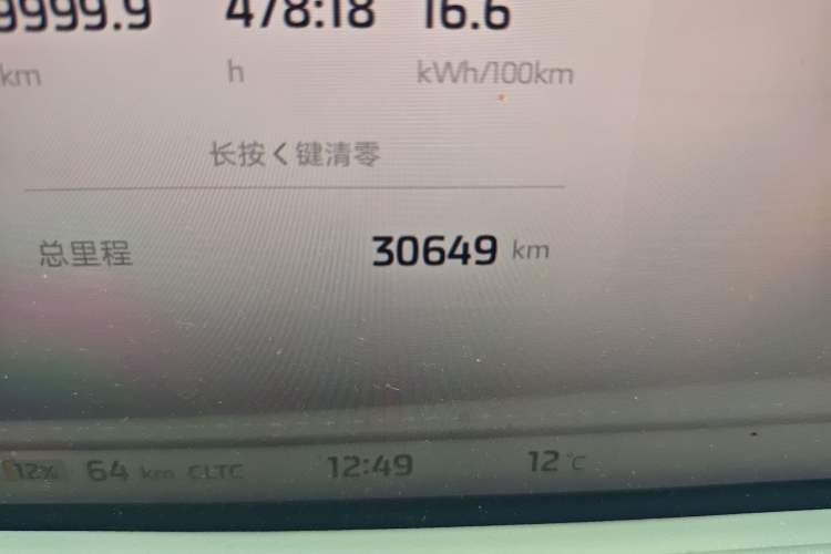 Used IM LS6 2023 Max Standard Edition Odometer Close Up