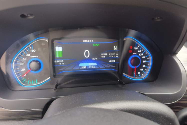 Used BAIC New Energy EX 2018 EX360 New Style Edition Odometer Close Up