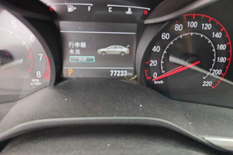 Used Chevrolet Monza 2019 RS 330T Automatic Sporty Edition China VI Standard Odometer Close Up