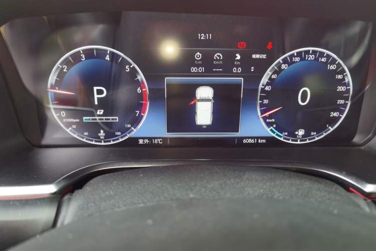 Used BAIC Off-Road BJ40 2018 PLUS 2.3T Automatic Four-Wheel Drive Flagship Version China V Emission Standard Odometer Close Up