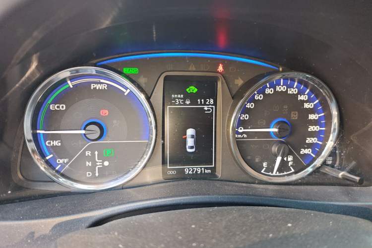 Used Toyota Levin Hybrid E+ 2019 1.8L GS E-CVT Elite Model with Sunroof Instrument Cluster