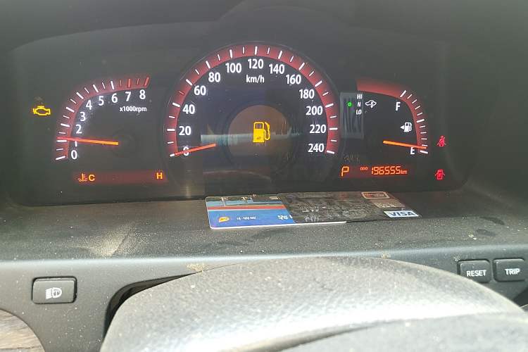 Used Kia Borrego 2013 3.8L Luxury Edition China V standard Odometer Close Up