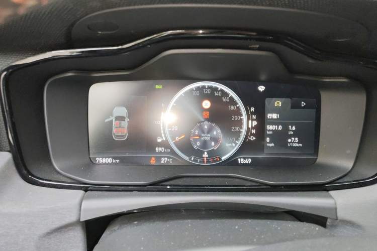 Used Lynk & Co 02 2019 1.5T DCT Two-Wheel Drive Pro Edition China VI Standard Instrument Cluster